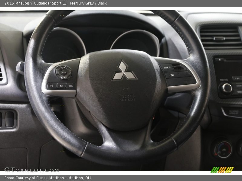 Mercury Gray / Black 2015 Mitsubishi Outlander Sport ES