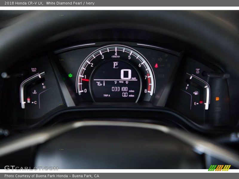 White Diamond Pearl / Ivory 2018 Honda CR-V LX