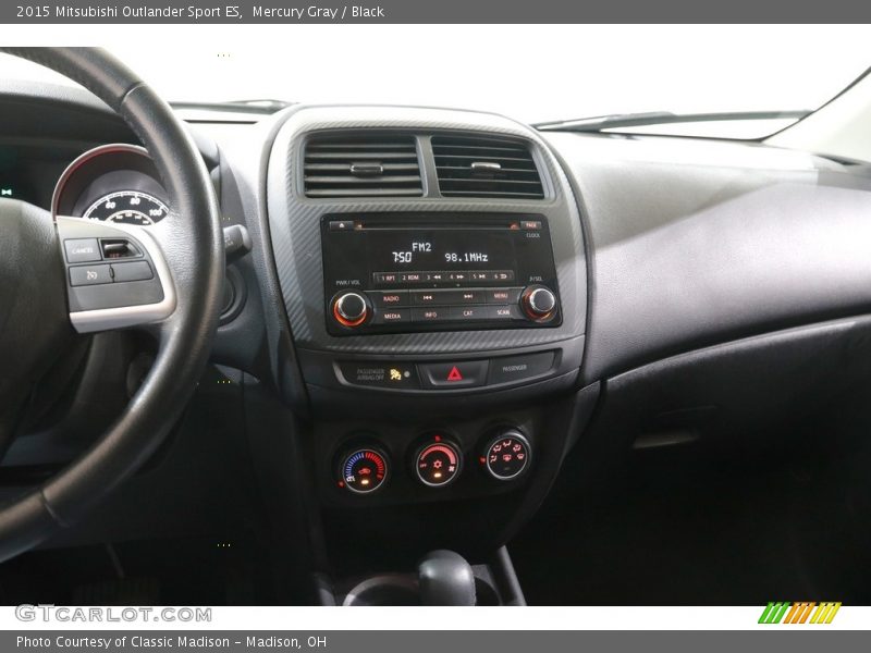 Mercury Gray / Black 2015 Mitsubishi Outlander Sport ES