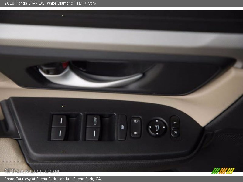 White Diamond Pearl / Ivory 2018 Honda CR-V LX