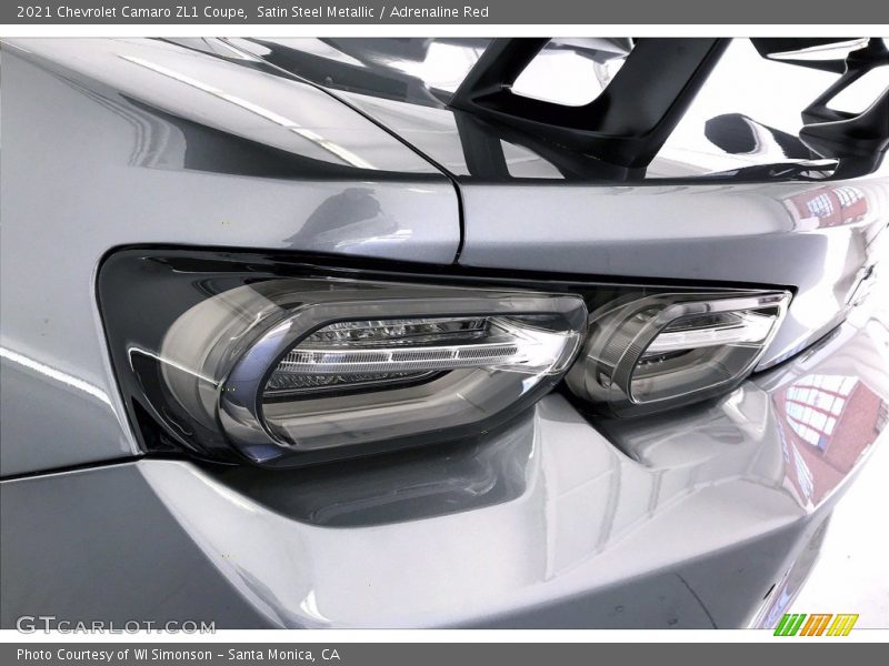 Satin Steel Metallic / Adrenaline Red 2021 Chevrolet Camaro ZL1 Coupe