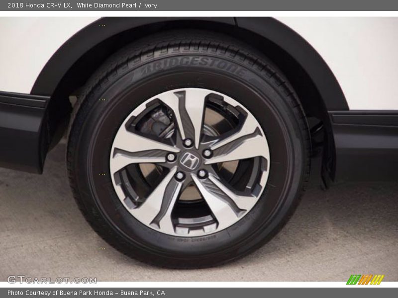 White Diamond Pearl / Ivory 2018 Honda CR-V LX