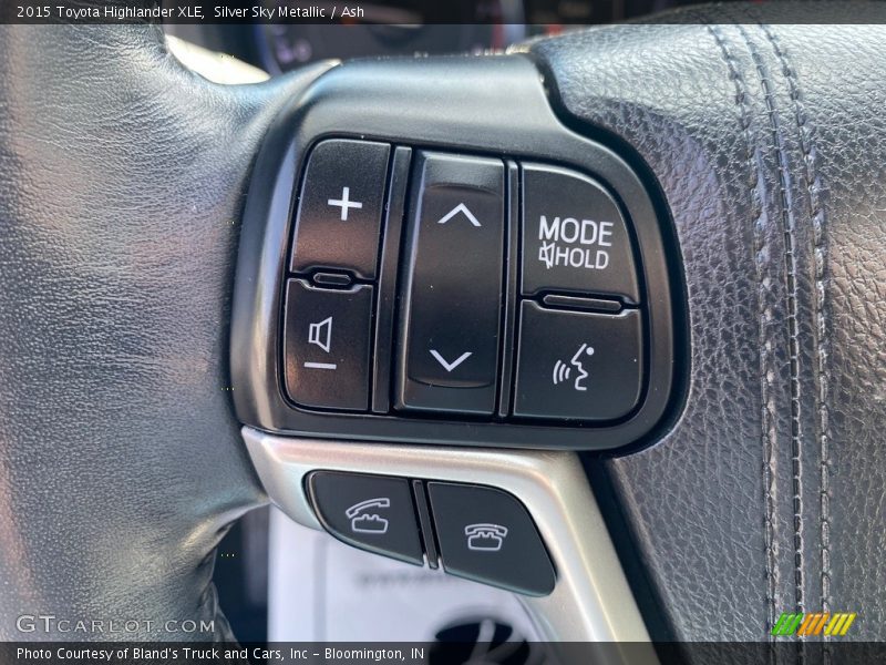 Silver Sky Metallic / Ash 2015 Toyota Highlander XLE