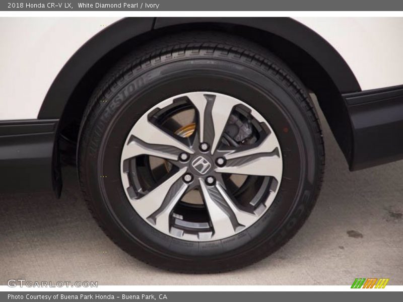 White Diamond Pearl / Ivory 2018 Honda CR-V LX
