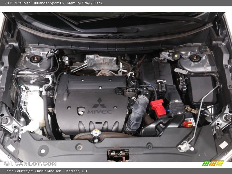 Mercury Gray / Black 2015 Mitsubishi Outlander Sport ES