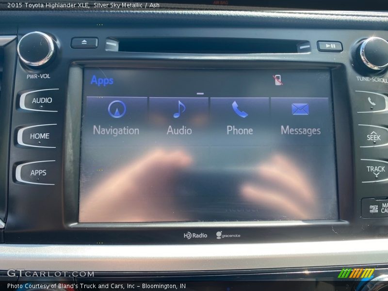 Silver Sky Metallic / Ash 2015 Toyota Highlander XLE