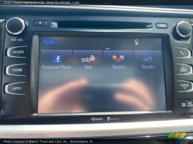 Silver Sky Metallic / Ash 2015 Toyota Highlander XLE