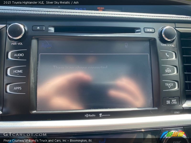 Silver Sky Metallic / Ash 2015 Toyota Highlander XLE