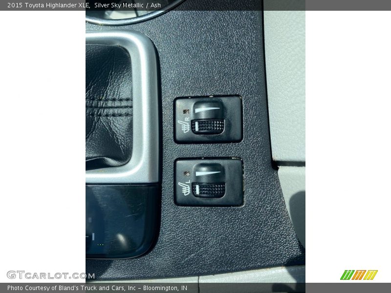 Silver Sky Metallic / Ash 2015 Toyota Highlander XLE