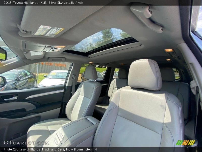 Silver Sky Metallic / Ash 2015 Toyota Highlander XLE