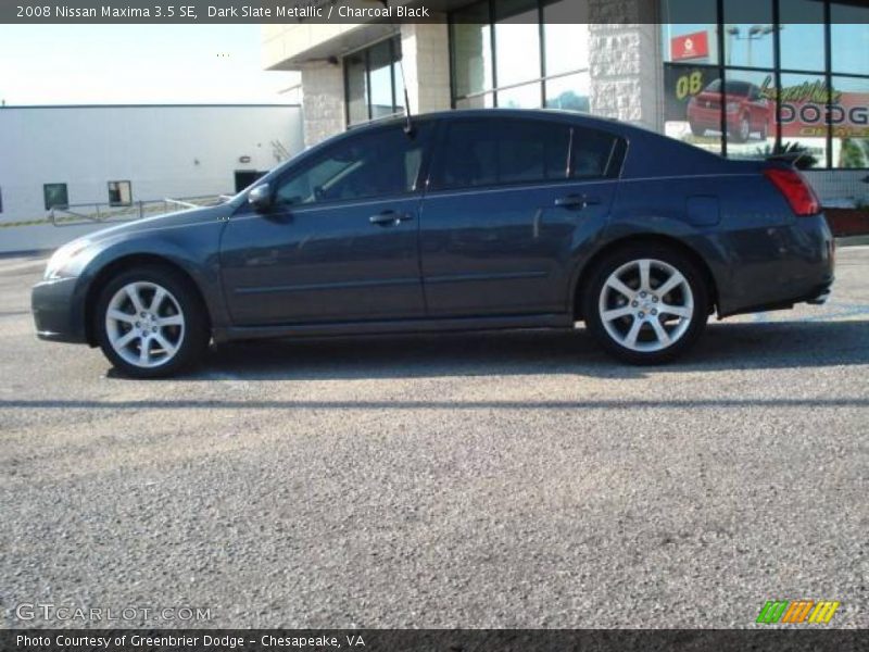 Dark Slate Metallic / Charcoal Black 2008 Nissan Maxima 3.5 SE