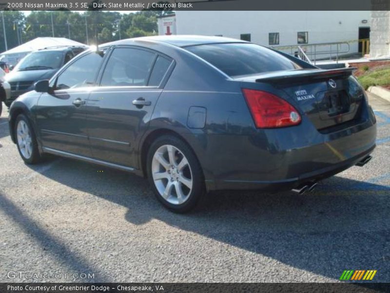 Dark Slate Metallic / Charcoal Black 2008 Nissan Maxima 3.5 SE