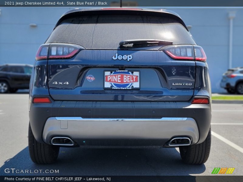 Slate Blue Pearl / Black 2021 Jeep Cherokee Limited 4x4