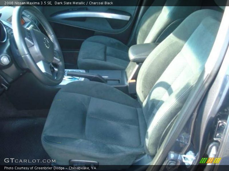 Dark Slate Metallic / Charcoal Black 2008 Nissan Maxima 3.5 SE