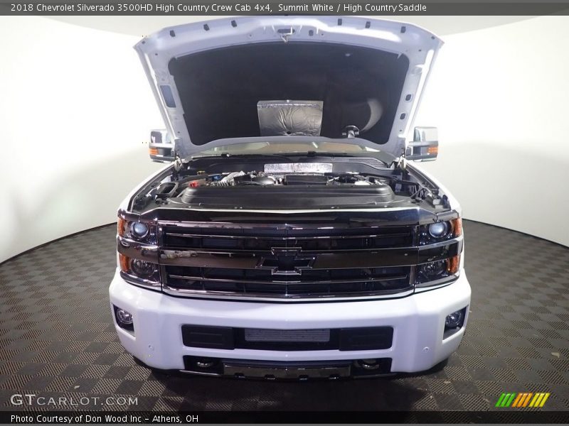 Summit White / High Country Saddle 2018 Chevrolet Silverado 3500HD High Country Crew Cab 4x4