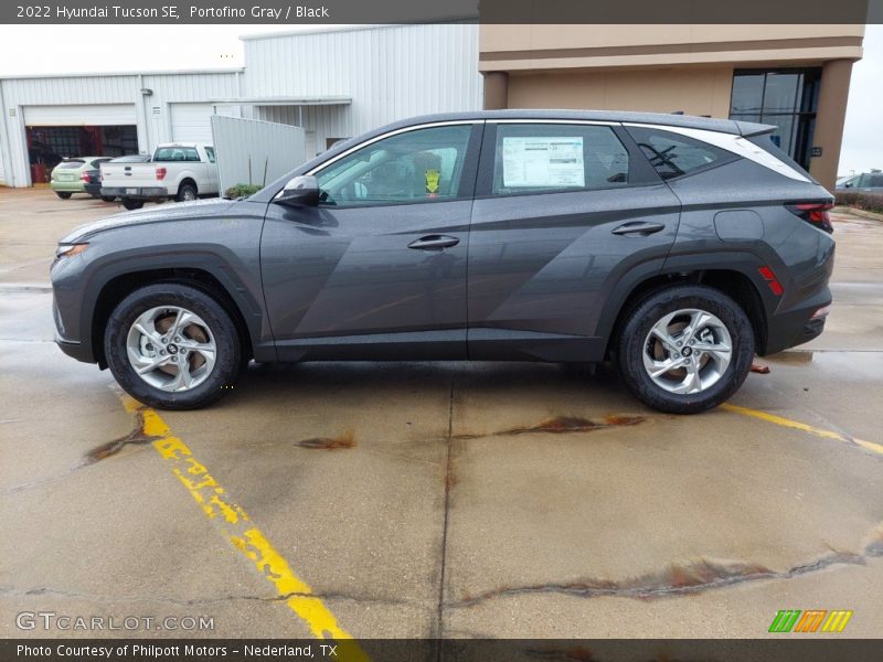 Portofino Gray / Black 2022 Hyundai Tucson SE