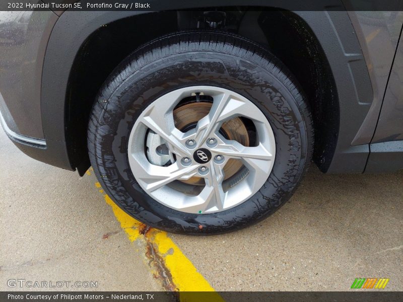 Portofino Gray / Black 2022 Hyundai Tucson SE