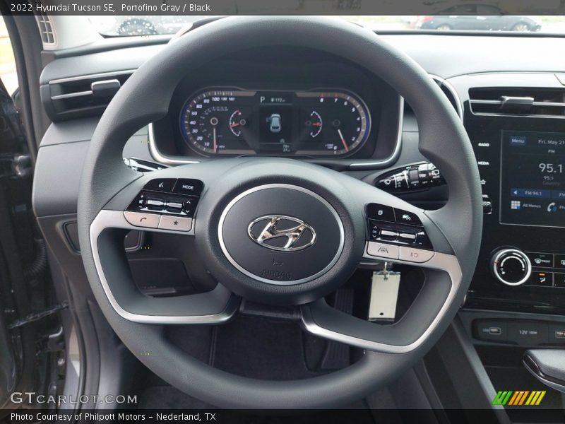 Portofino Gray / Black 2022 Hyundai Tucson SE