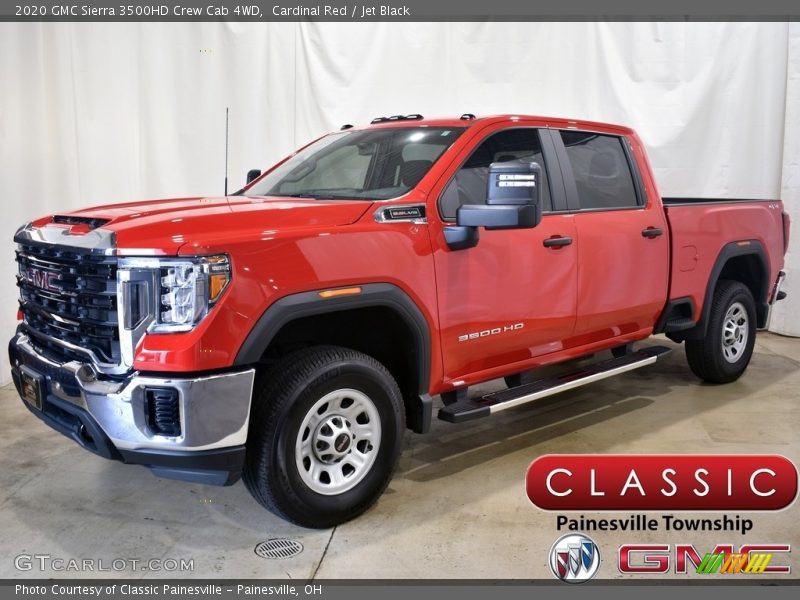 Cardinal Red / Jet Black 2020 GMC Sierra 3500HD Crew Cab 4WD