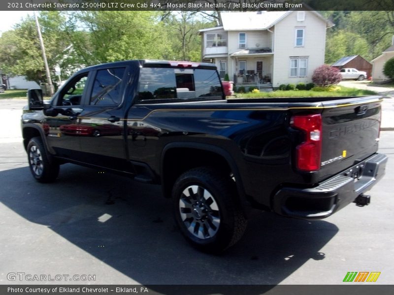 Mosaic Black Metallic / Jet Black/Carhartt Brown 2021 Chevrolet Silverado 2500HD LTZ Crew Cab 4x4