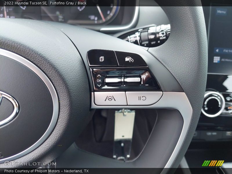 Portofino Gray / Black 2022 Hyundai Tucson SE