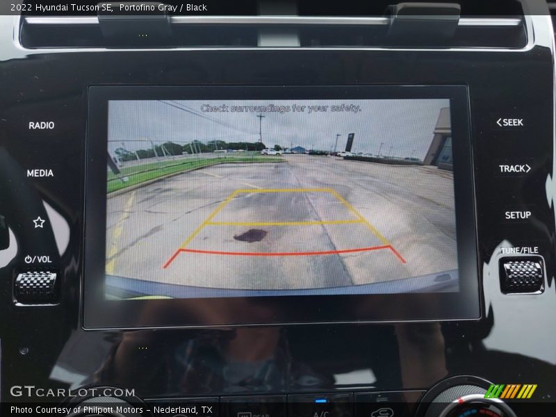 Portofino Gray / Black 2022 Hyundai Tucson SE
