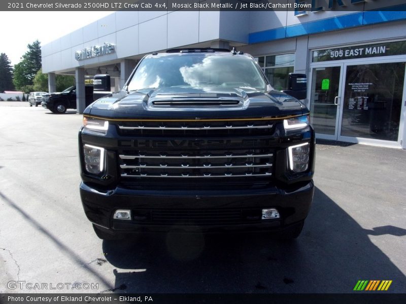 Mosaic Black Metallic / Jet Black/Carhartt Brown 2021 Chevrolet Silverado 2500HD LTZ Crew Cab 4x4