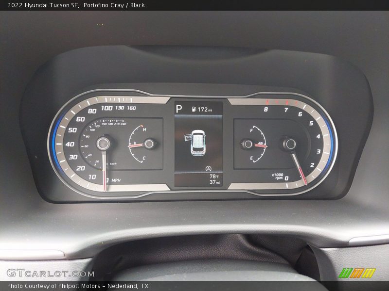 Portofino Gray / Black 2022 Hyundai Tucson SE