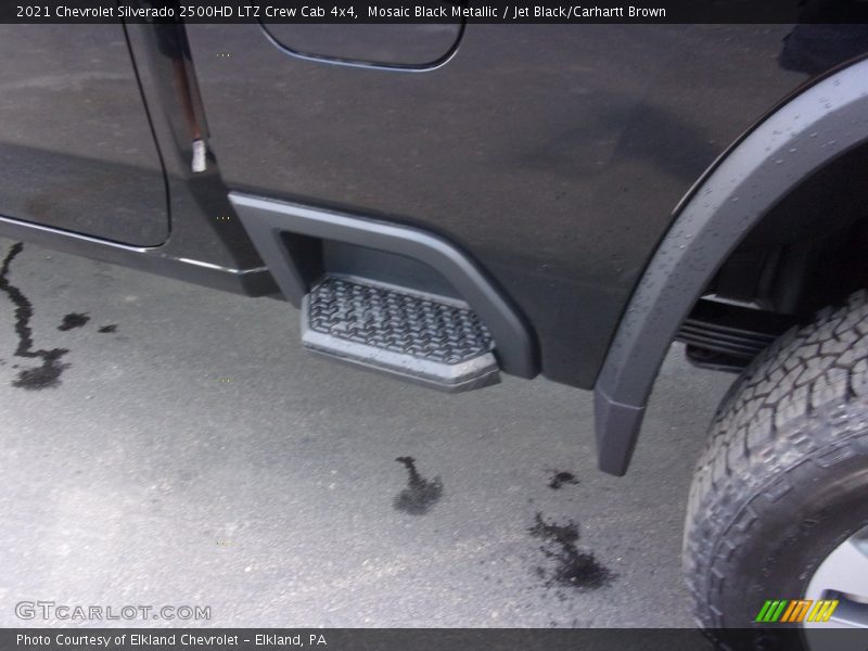 Mosaic Black Metallic / Jet Black/Carhartt Brown 2021 Chevrolet Silverado 2500HD LTZ Crew Cab 4x4