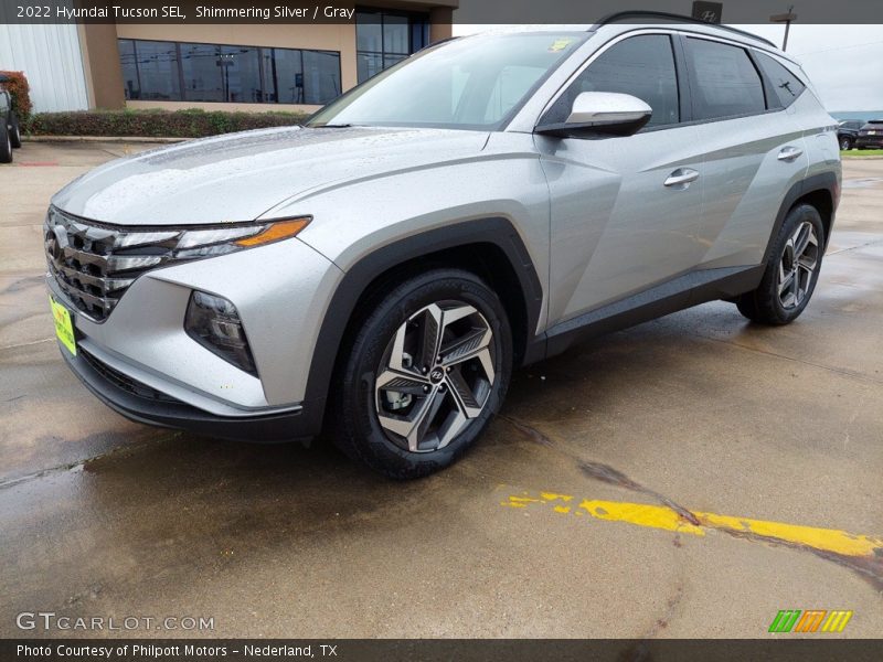 Front 3/4 View of 2022 Tucson SEL