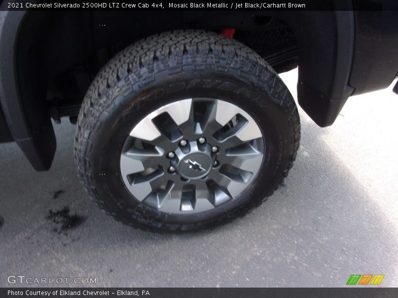 Mosaic Black Metallic / Jet Black/Carhartt Brown 2021 Chevrolet Silverado 2500HD LTZ Crew Cab 4x4
