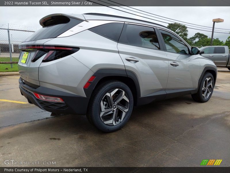 Shimmering Silver / Gray 2022 Hyundai Tucson SEL