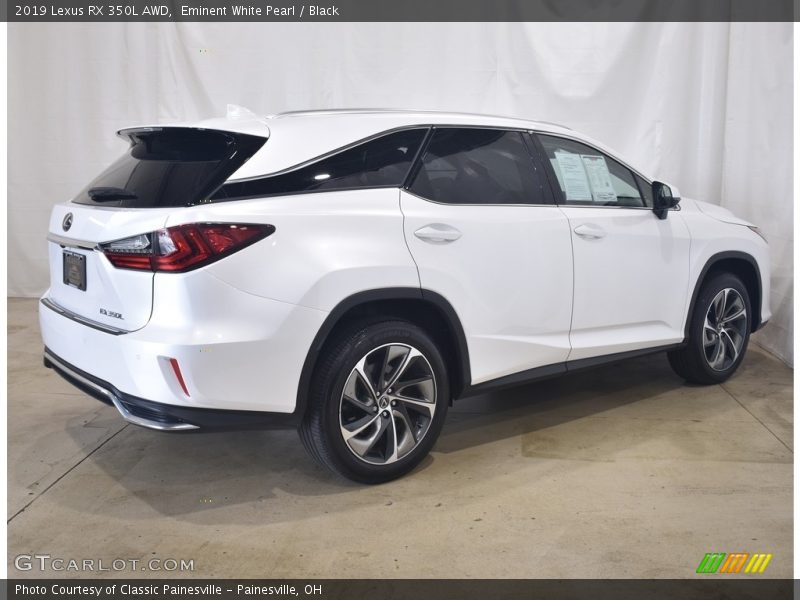 Eminent White Pearl / Black 2019 Lexus RX 350L AWD
