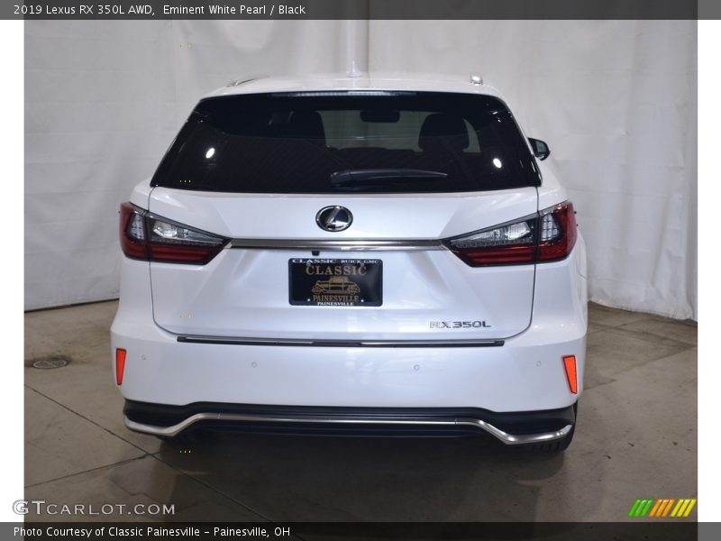 Eminent White Pearl / Black 2019 Lexus RX 350L AWD