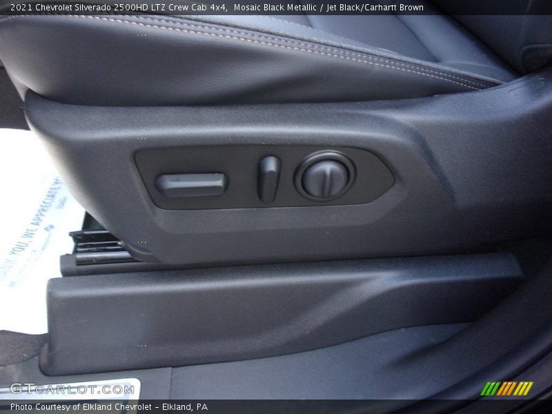 Mosaic Black Metallic / Jet Black/Carhartt Brown 2021 Chevrolet Silverado 2500HD LTZ Crew Cab 4x4