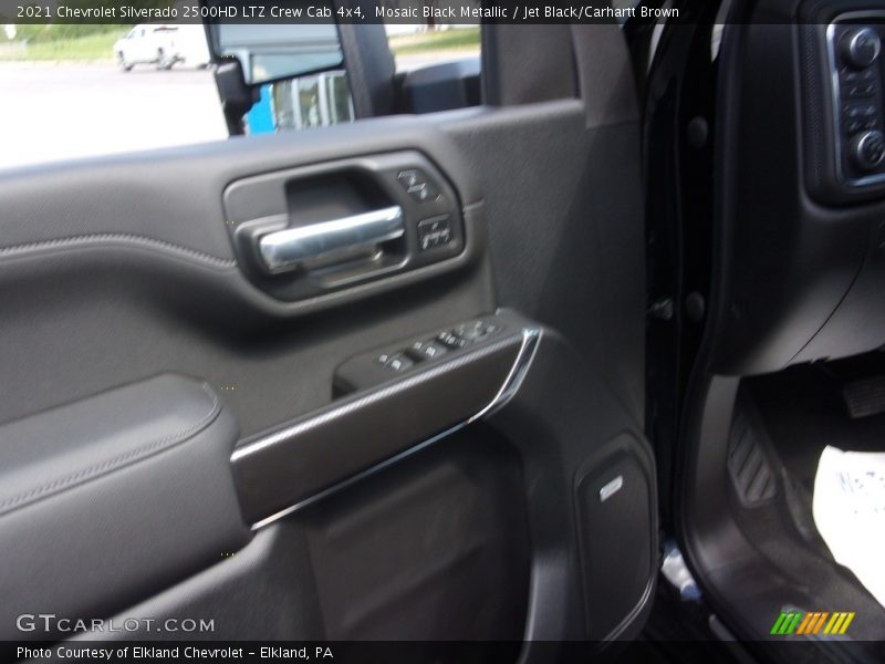 Mosaic Black Metallic / Jet Black/Carhartt Brown 2021 Chevrolet Silverado 2500HD LTZ Crew Cab 4x4