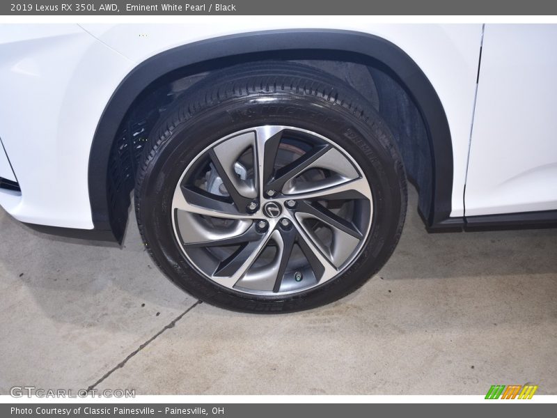 Eminent White Pearl / Black 2019 Lexus RX 350L AWD
