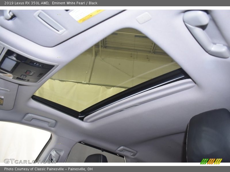 Eminent White Pearl / Black 2019 Lexus RX 350L AWD