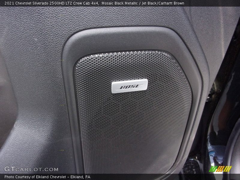 Mosaic Black Metallic / Jet Black/Carhartt Brown 2021 Chevrolet Silverado 2500HD LTZ Crew Cab 4x4