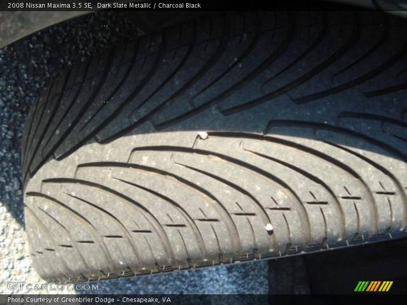 Dark Slate Metallic / Charcoal Black 2008 Nissan Maxima 3.5 SE