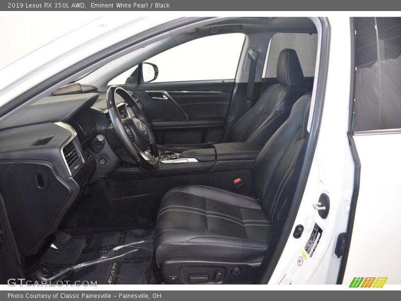 Eminent White Pearl / Black 2019 Lexus RX 350L AWD