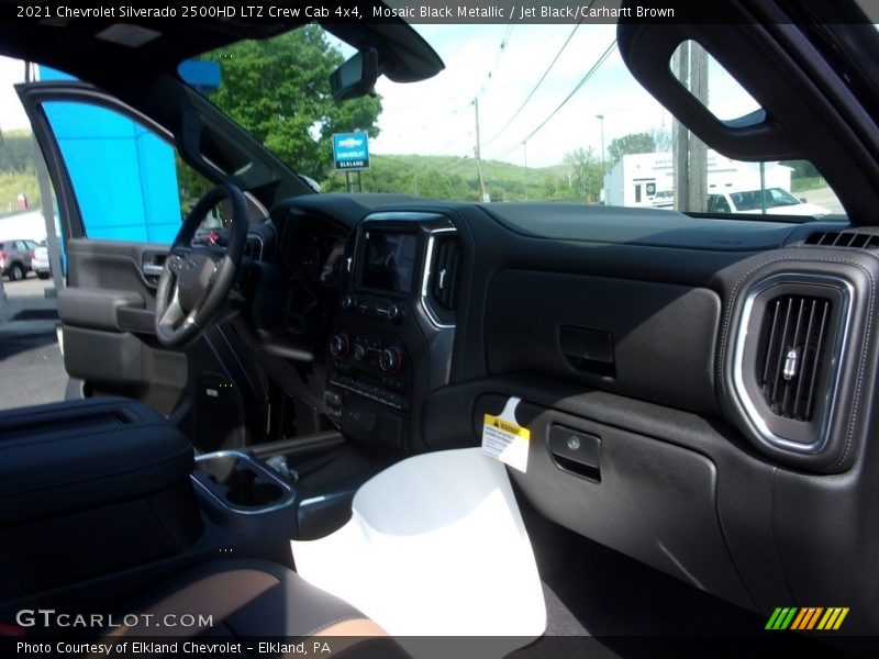 Mosaic Black Metallic / Jet Black/Carhartt Brown 2021 Chevrolet Silverado 2500HD LTZ Crew Cab 4x4