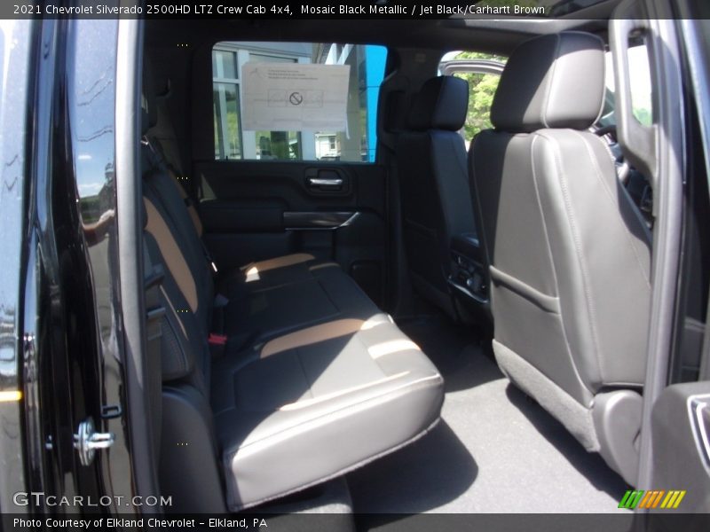 Mosaic Black Metallic / Jet Black/Carhartt Brown 2021 Chevrolet Silverado 2500HD LTZ Crew Cab 4x4