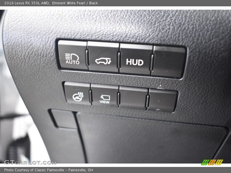 Eminent White Pearl / Black 2019 Lexus RX 350L AWD