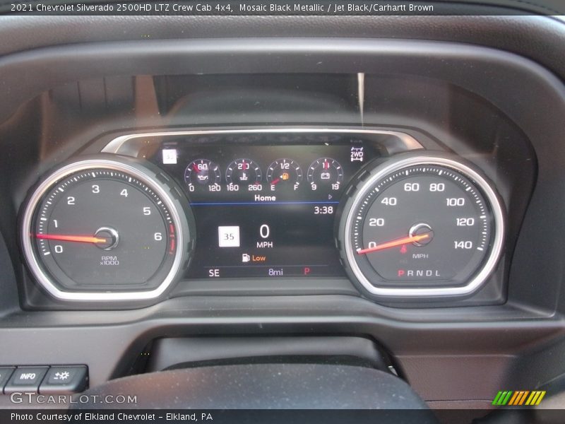 Mosaic Black Metallic / Jet Black/Carhartt Brown 2021 Chevrolet Silverado 2500HD LTZ Crew Cab 4x4