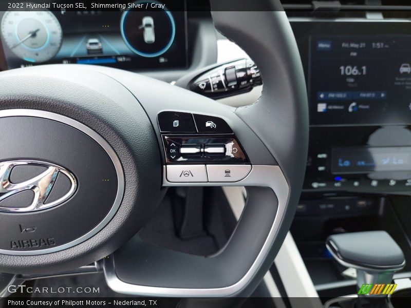 Shimmering Silver / Gray 2022 Hyundai Tucson SEL