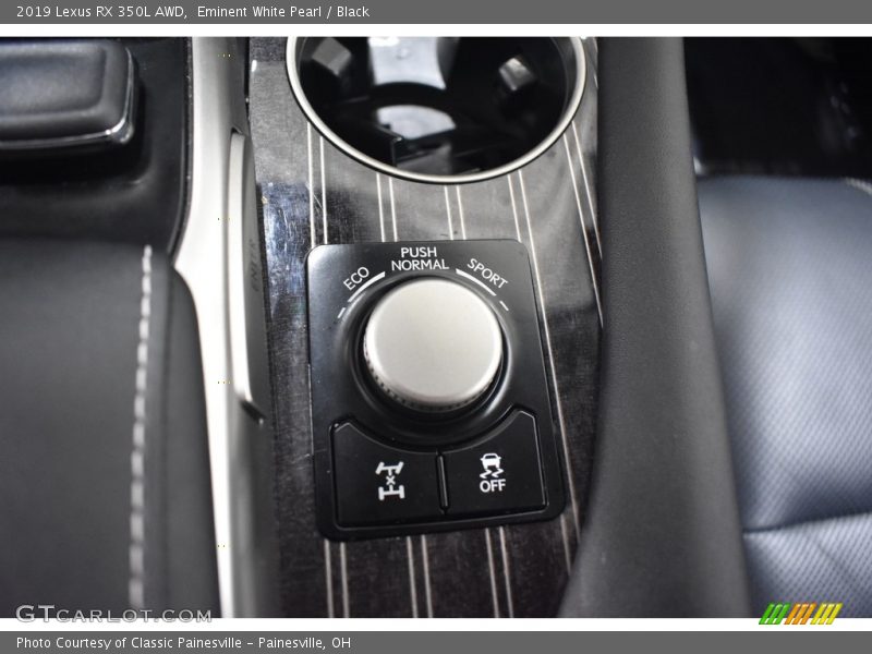 Eminent White Pearl / Black 2019 Lexus RX 350L AWD