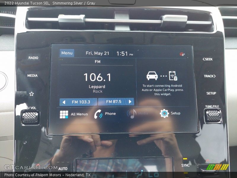 Shimmering Silver / Gray 2022 Hyundai Tucson SEL