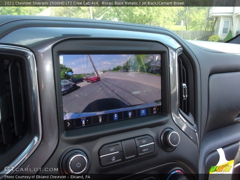 Mosaic Black Metallic / Jet Black/Carhartt Brown 2021 Chevrolet Silverado 2500HD LTZ Crew Cab 4x4