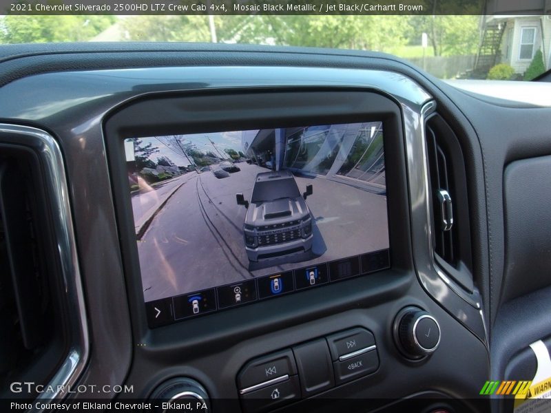 Mosaic Black Metallic / Jet Black/Carhartt Brown 2021 Chevrolet Silverado 2500HD LTZ Crew Cab 4x4